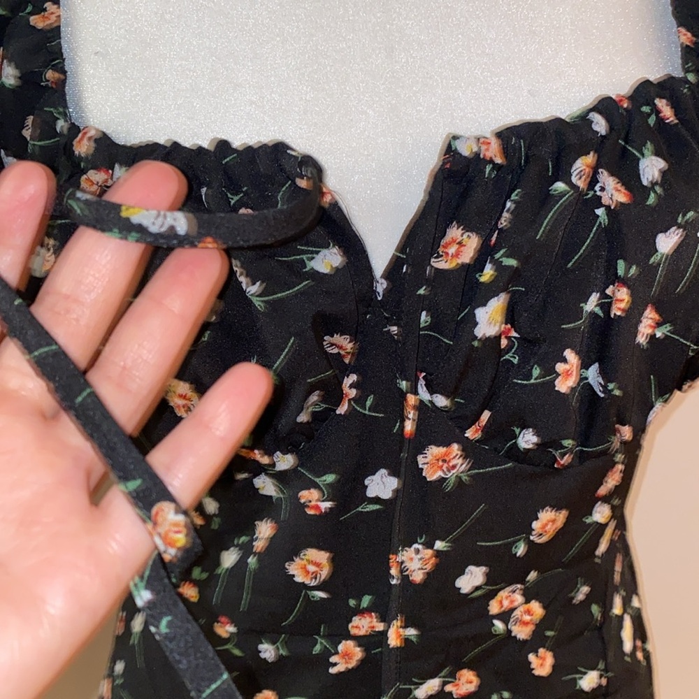 Floral Milkmaid Midi Dress - Picture 3 of 14